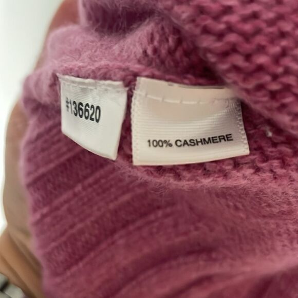 Ann Taylor Pink Cashmere Sweater - Picture 3 of 5